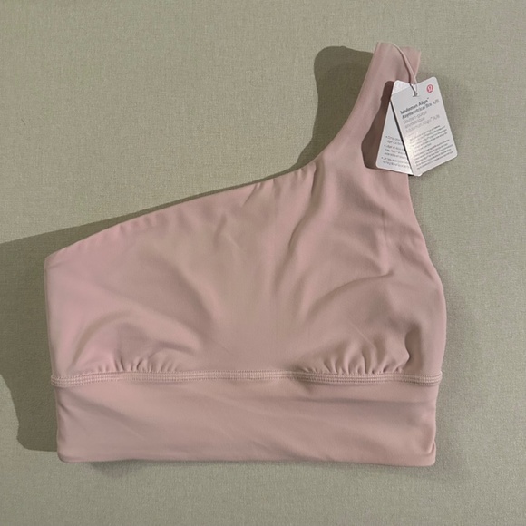NWT Lululemon Align Asymmetrical Bra *Light Support, A/B Cup in Flush Pi… - Picture 4 of 6